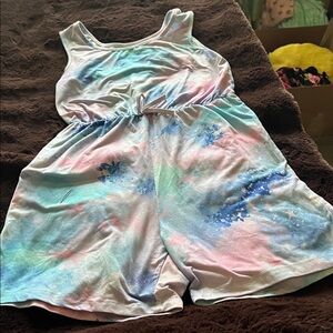 SHEIN Kids Tie-Dye Romper